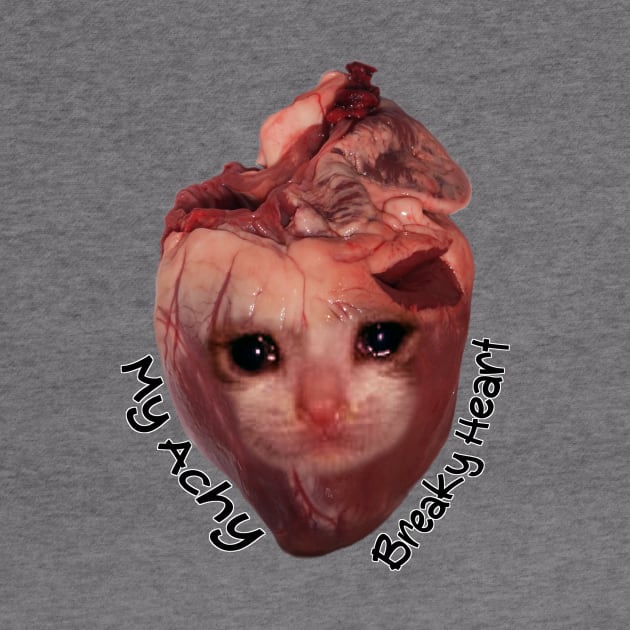 Crying Cat Heart by KaePotassium